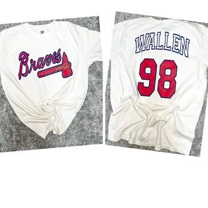 Morgan Wallen 98 Braves shirt NEW 3XL